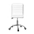 Artiss Office Chair Conference Chairs PU Leather Low Back White