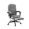 Artiss Office Chair Executive Fabric Seat Racing Computer Desk Chairs Footrest