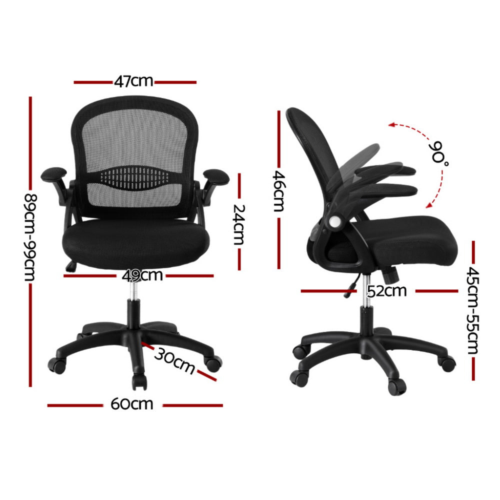 Artiss Mesh Office Chair Computer Gaming Desk Chairs Work Study Mid Back