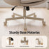 Artiss Criss Cross Office Chair – Cross‑Legged PU Leather Swivel Adjustable Beige