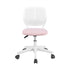 Artiss Ergonomic Office Chair Armless Study Chair Height Adjustable for Girls Boys Teens Pink