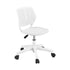 Artiss Ergonomic Office Chair Armless Study Chair Height Adjustable for Girls Boys Teens White