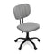 Armless Office Chair with Wheels, Ergonomic 360° Swivel Home Office Desk Chair, Height Adjustable Computer Task Chair with Fabric Back and Seat for Small Space, Grey
