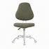 Artiss Armless Office Chair Ergonomic Soft Fleece Height Adjustable Vanity Desk Chair Green