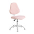 Artiss Armless Office Chair Ergonomic Soft Fleece Height Adjustable Vanity Desk Chair Pink