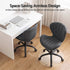 Artiss Armless Office Chair Height Adjustable Swivel Desk Chair Dark Grey