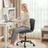 Artiss Armless Office Chair Height Adjustable Swivel Desk Chair Dark Grey