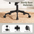 Artiss Armless Cross Legged Office Chair Wide Seat Vanity Chair Teddy Fleece Beige