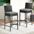 Garden Bar Stools Rattan Dinning Chairs 2X