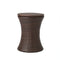 Rattan Cooler Ice Bucket Table Storage Brown