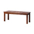 120cm Wood Garden Bench Slatted Seat
