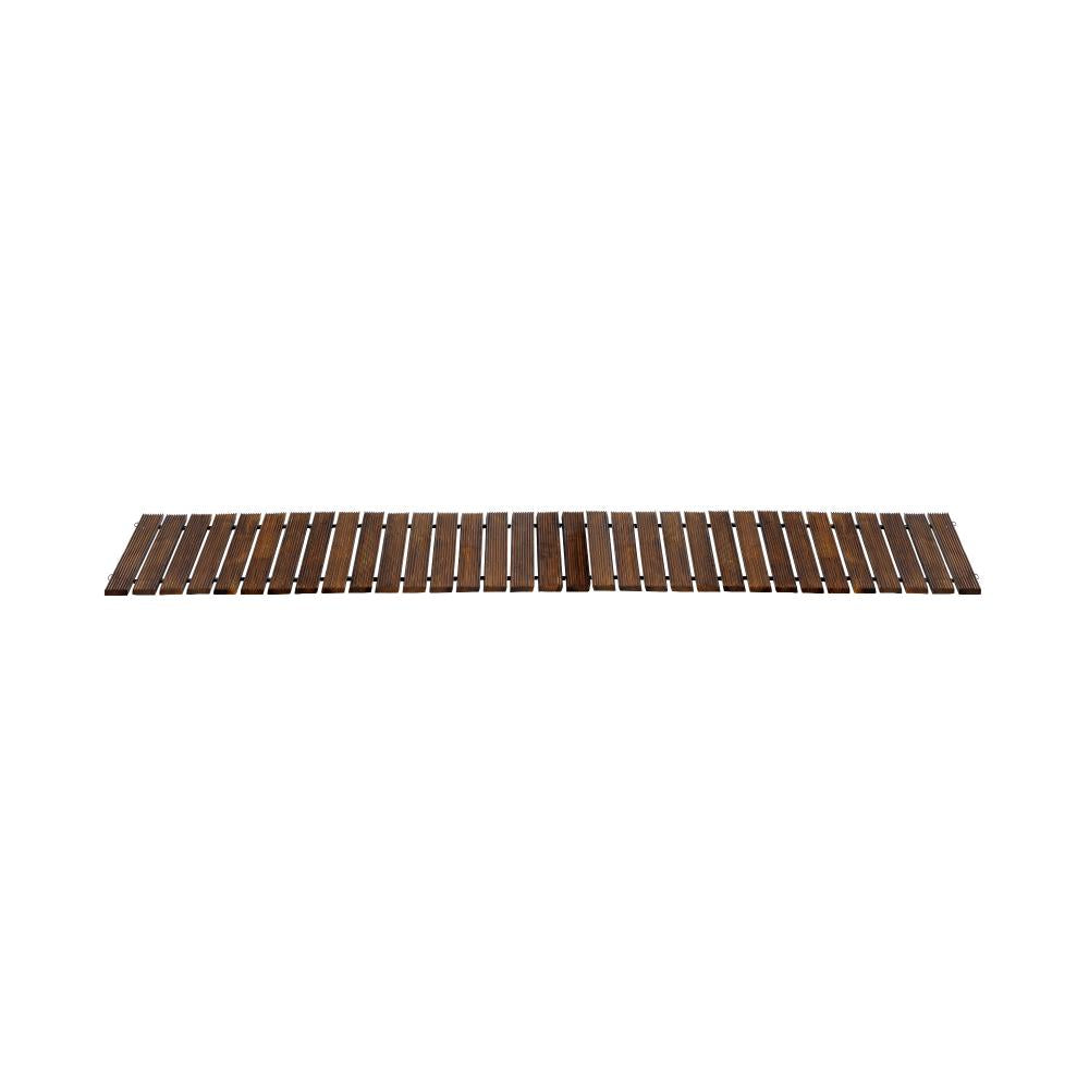 Garden Wooden Pathway 8ft Roll-Out Straight Walkway