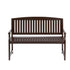 2 Seater Wooden Garden Bench Fir Wood Outdoor Patio Bench 300kg Capacity