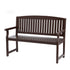 2 Seater Wooden Garden Bench Fir Wood Outdoor Patio Bench 300kg Capacity