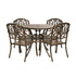 Outdoor 5 Piece Dining Bistro Set Chairs&Table