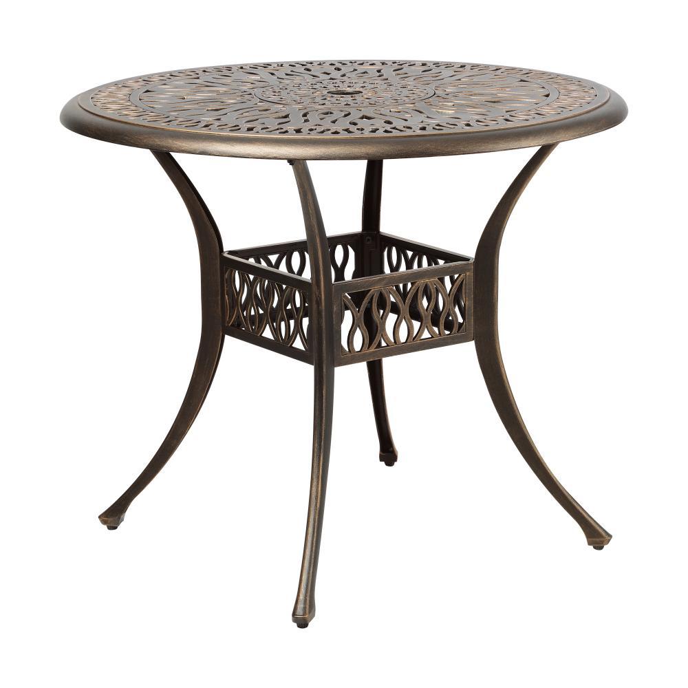 Garden Table Bronze Cast Aluminium Dining Table 75cm