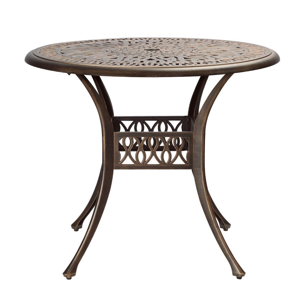 Garden Table Bronze Cast Aluminium Dining Table 75cm