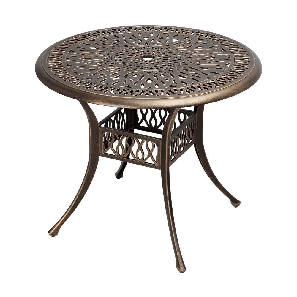 Garden Table Bronze Cast Aluminium Dining Table 75cm