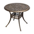 Garden Table Bronze Cast Aluminium Dining Table 75cm