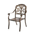 5 Piece Outdoor Dining Set, Patio Bistro Table & Chairs, Cast Aluminium