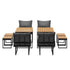 8 Seater Outdoor Dining Set Sofa Lounge Patio Ottoman Grey