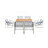 6 Seater Outdoor Dining Set Patio Table Chairs Furniture