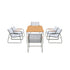 6 Seater Outdoor Dining Set Patio Table Chairs Furniture
