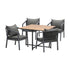 4 Seater Outdoor Dining Set Garden Table Chairs Setting