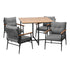 Livsip Outdoor Dining Set Garden Table and Chairs 5 Seater