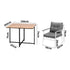 Outdoor Dining Set Garden Table and Chairs 5PCS