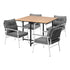 Outdoor Dining Set Garden Table and Chairs 5PCS