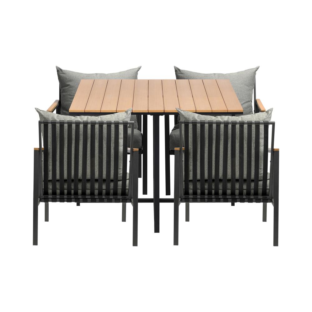 Outdoor Dining Set Table & Chairs 5PCS Patio Set