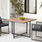 Outdoor Dining Table Lounge Setting Wood-Plastic