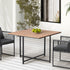 Outdoor Dining Table Lounge Setting Wood-Plastic