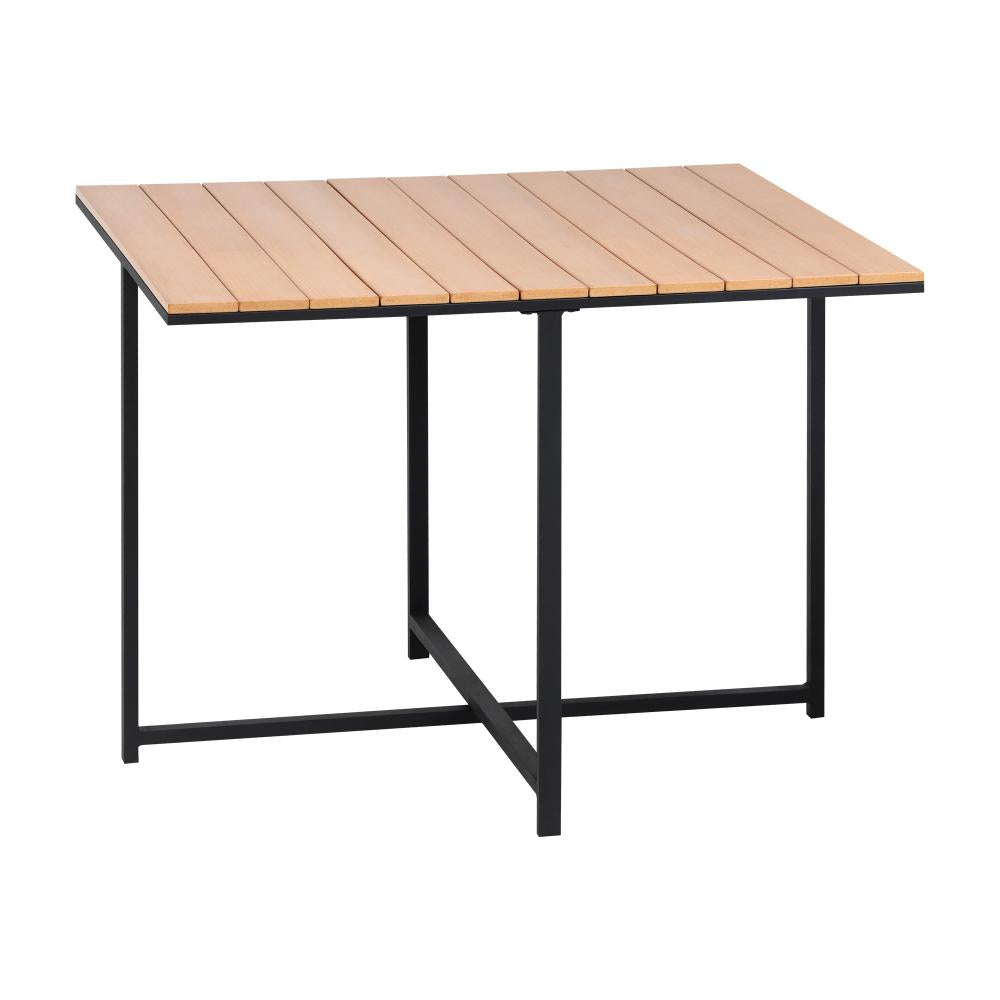 Outdoor Dining Table Lounge Setting Wood-Plastic