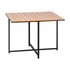 Outdoor Dining Table Lounge Setting Wood-Plastic