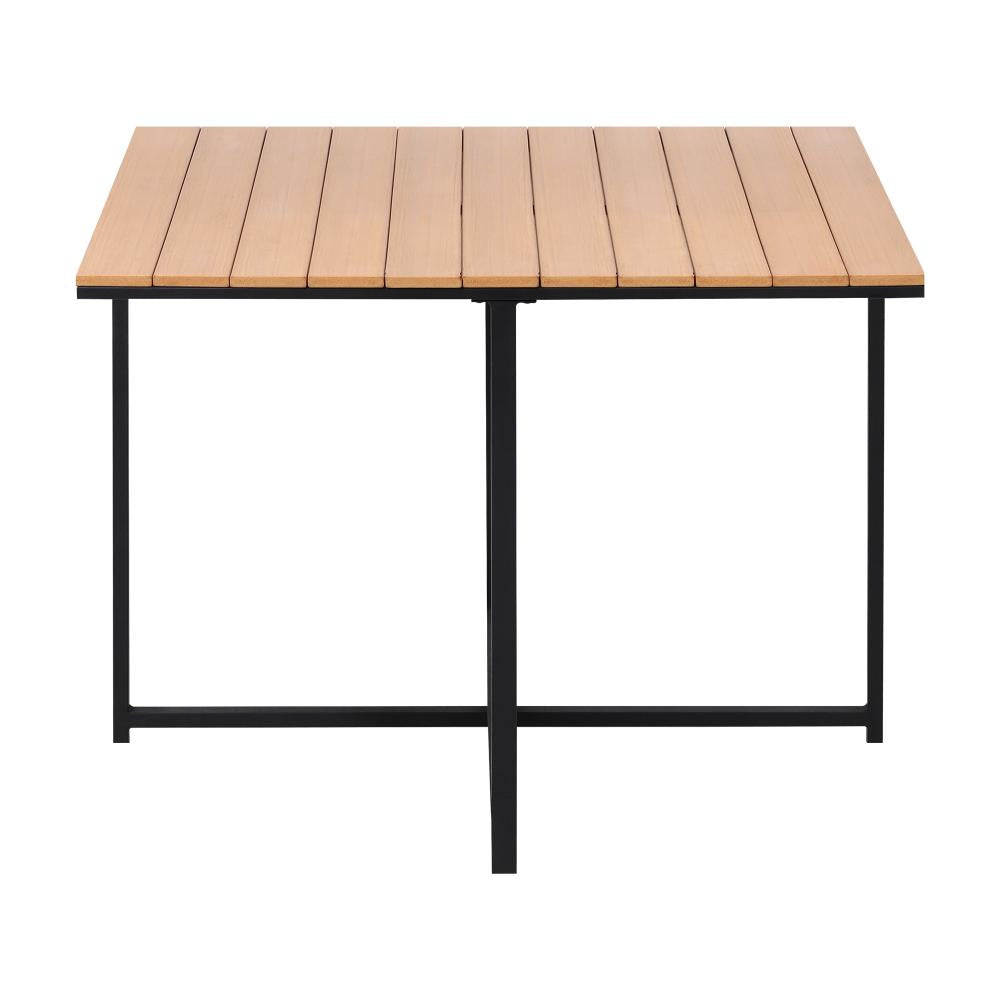 Outdoor Dining Table Lounge Setting Wood-Plastic