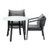 3PCS Outdoor Dining Set Table Lounge Chair
