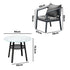 3PCS Outdoor Dining Set Table Lounge Chair