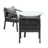 3PCS Outdoor Dining Set Table Lounge Chair