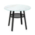 Livsip Outdoor Dining Set 3PC Lounge Setting Table Storage Shelf