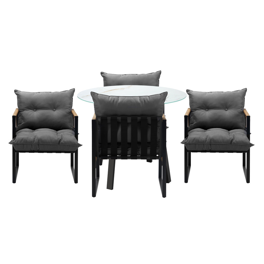Outdoor Patio Set 4 Seater Bistro Setting