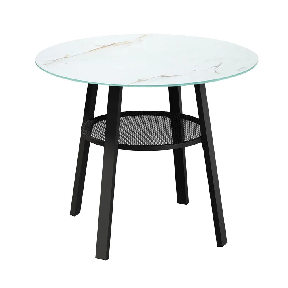 Outdoor Dining Setting Table Sofa Chairs 3PCS