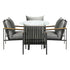 Outdoor Dining Setting Table Sofa Chairs 5PCS