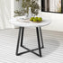 90cm Outdoor Dining Sintered Stone Table Black