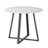 90cm Outdoor Dining Sintered Stone Table Black