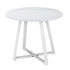 90cm Outdoor Dining Sintered Stone Table White