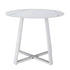 90cm Outdoor Dining Sintered Stone Table White