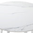 90cm Outdoor Dining Sintered Stone Table White