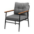 3PCS Outdoor Furniture Dining Set Table with Storage Shelf